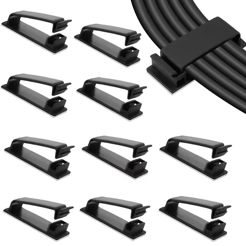Car Organizer - Organisateur de câbles auto-adhésif, serre-câbles, clips