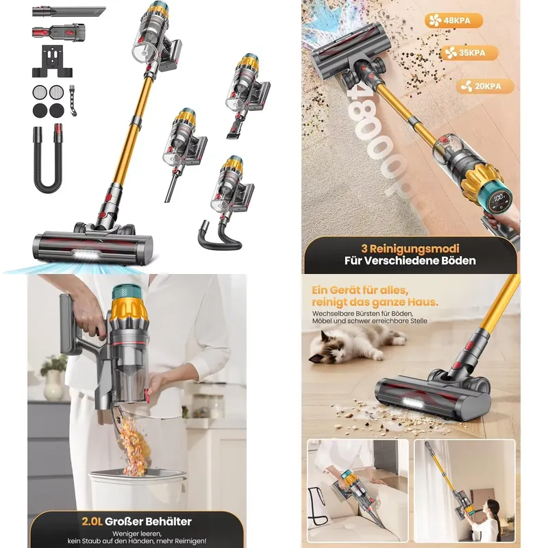 Car Vacuum - Aspirateur balai sans fil portable V16