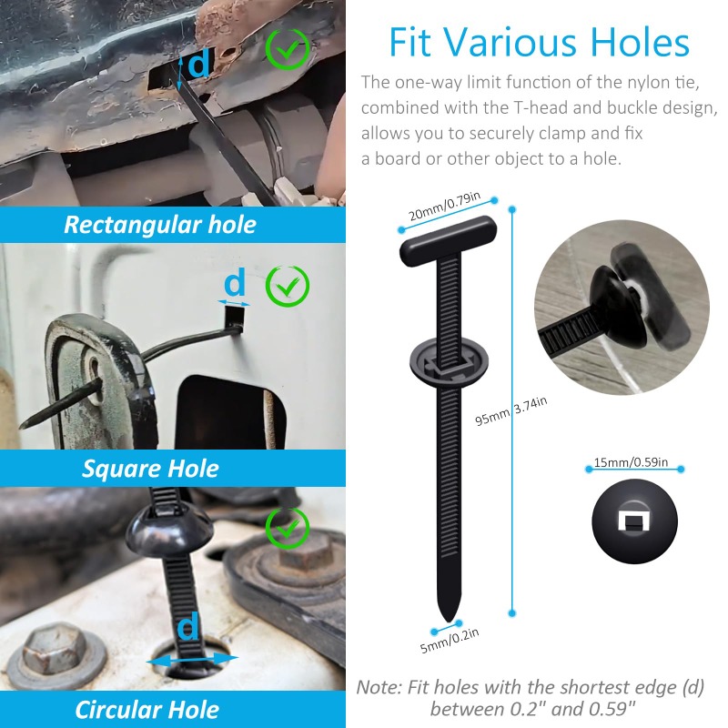 Attaches de câble noires en Ny - Car Cable Organizer avis et prix